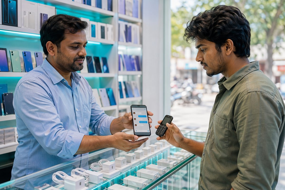Regional AI chatbot integration bundled with affordable smartphones and feature phones in India