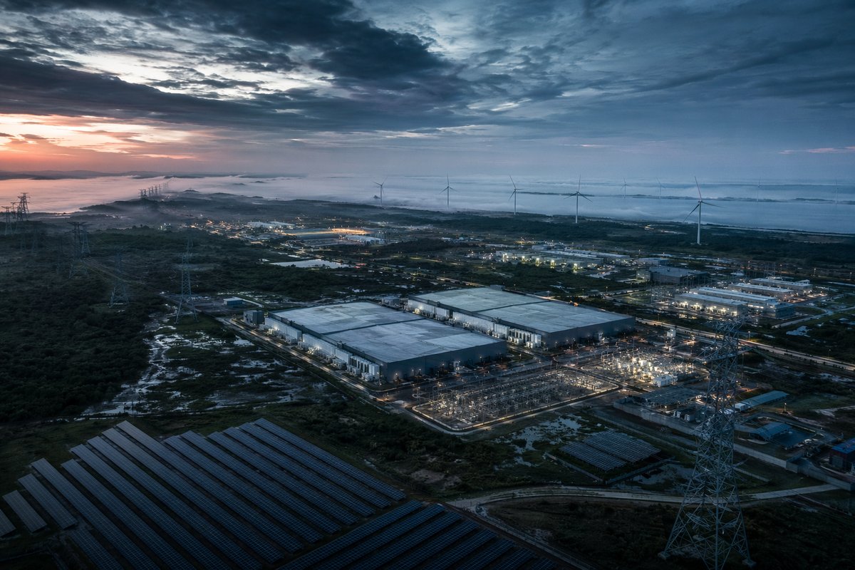 AI energy grid mapping overlaid on China’s power network with glowing data nodes