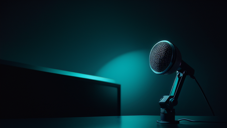 Quality manager reviewing AI-generated podcast technology quality risks on a computer dashboard