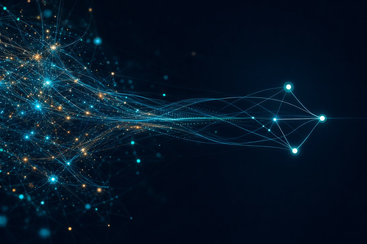 Cover graphic illustrating recursive multi-agent AI speeding inference and reducing token costs