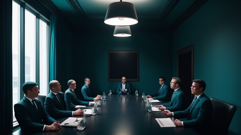 A team discussing AI concepts in a meeting while a chart shows the gap between technical terms and business impact you've heard AI terms and nodded