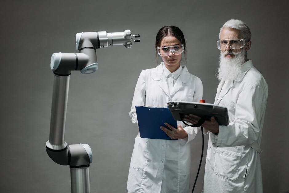 A person speaks to a machine while it listens, showing the gap in AI communication as Thinking Machines wants to build AI that interacts in real time
