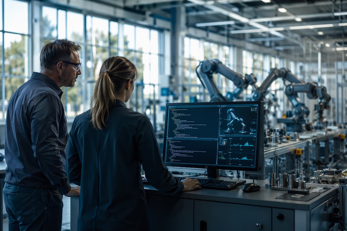 Diagram of AI agent terminal access setup for manufacturing automation teams