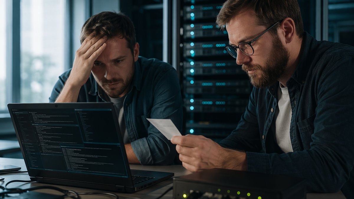 AI automation risks shown in a network scan dashboard with rising costs