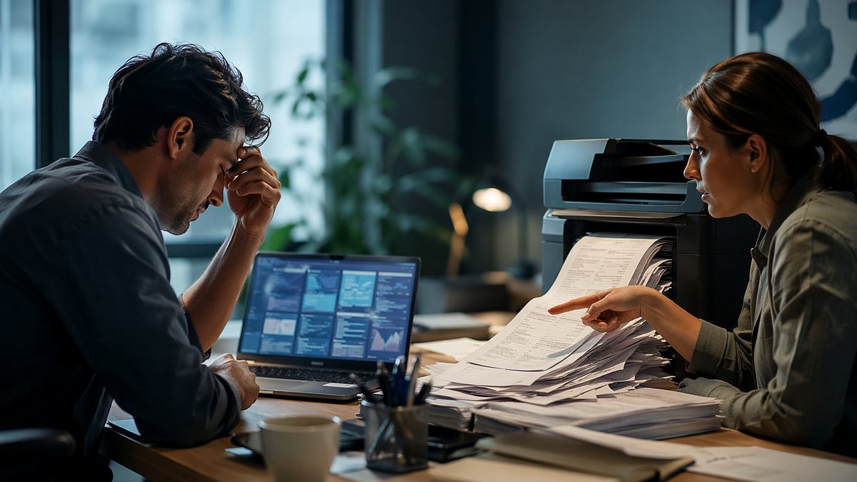 AI automation risks shown as an AI agent beside rising cost charts