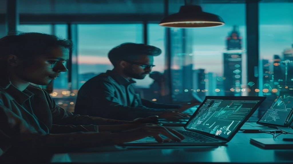 Meta employees reviewing AI token usage reports as part of internal spending caps to manage AI budgets strategically