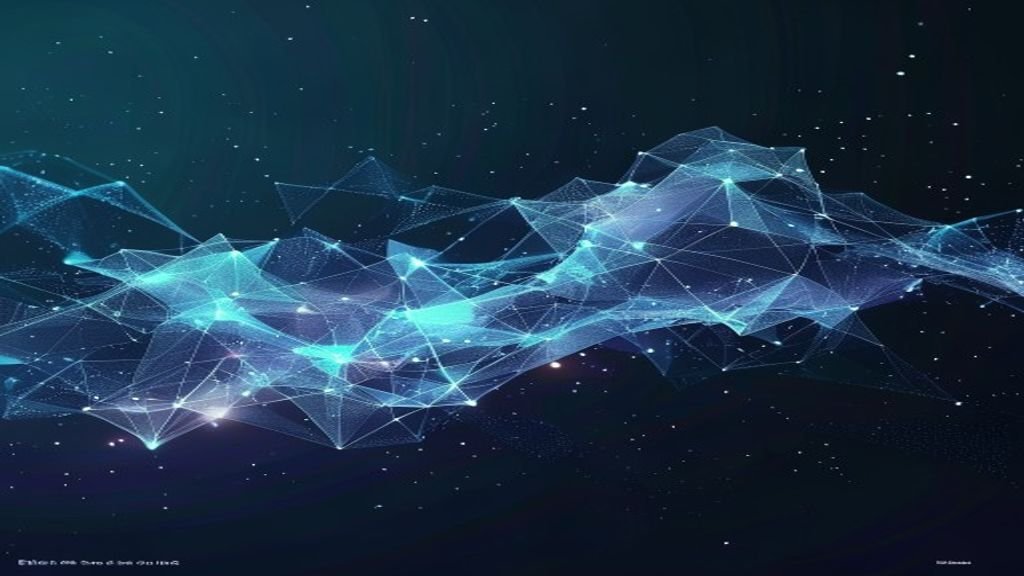 A vibrant collage of digital interfaces showcasing AI aesthetic design trends with sleek, futuristic software elements and interactive patterns