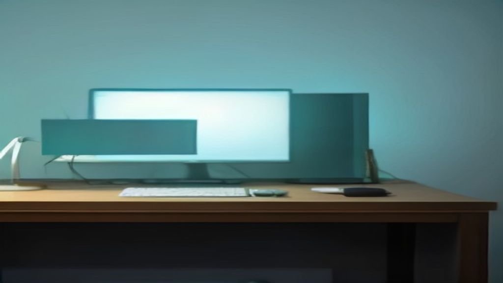 Developer typing code on a laptop screen displaying a modern AI coding paradigm interface