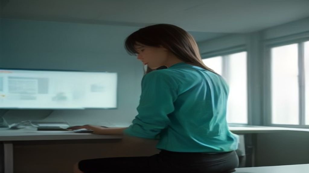 A young engineer reviews code on a laptop screen displaying AI quality control analytics
