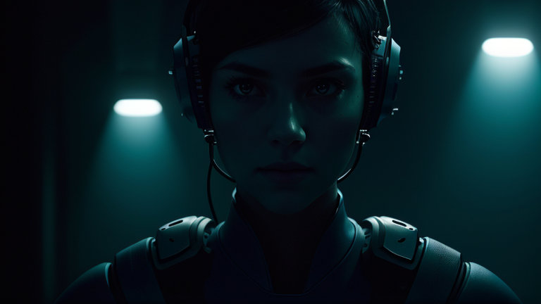 A developer reviews a rapidly generated AI prototype on a screen while notes on production challenges fill the background