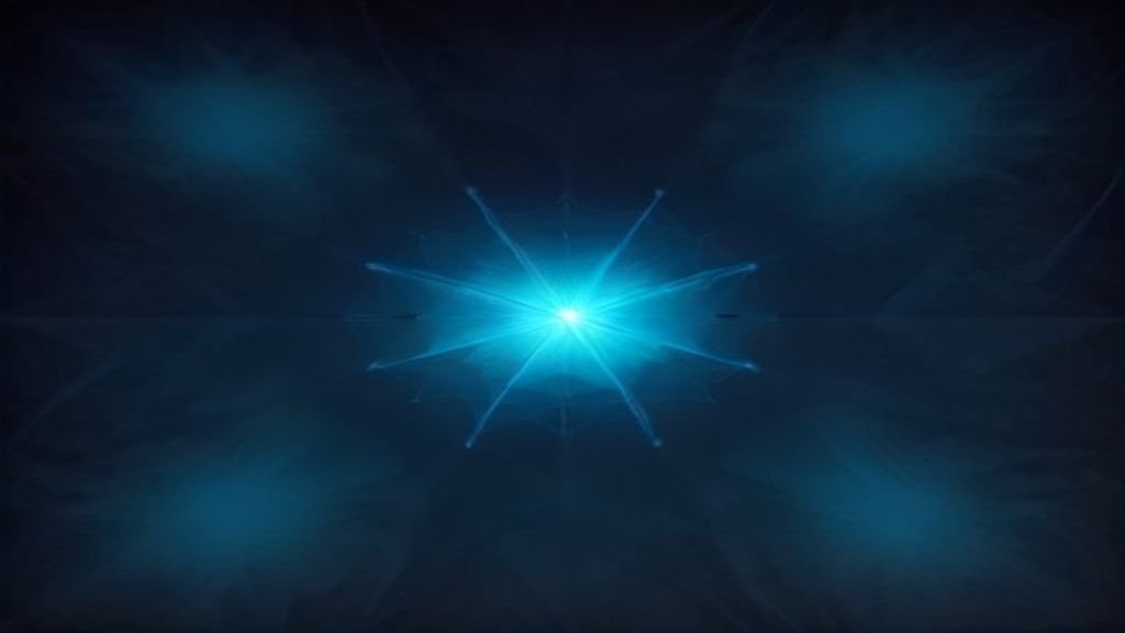 Glowing digital network processing complex mathematical formulas representing AI working memory