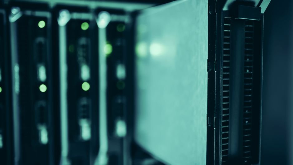 Server status monitor displaying an offline website error message caused by AI bot scrapers