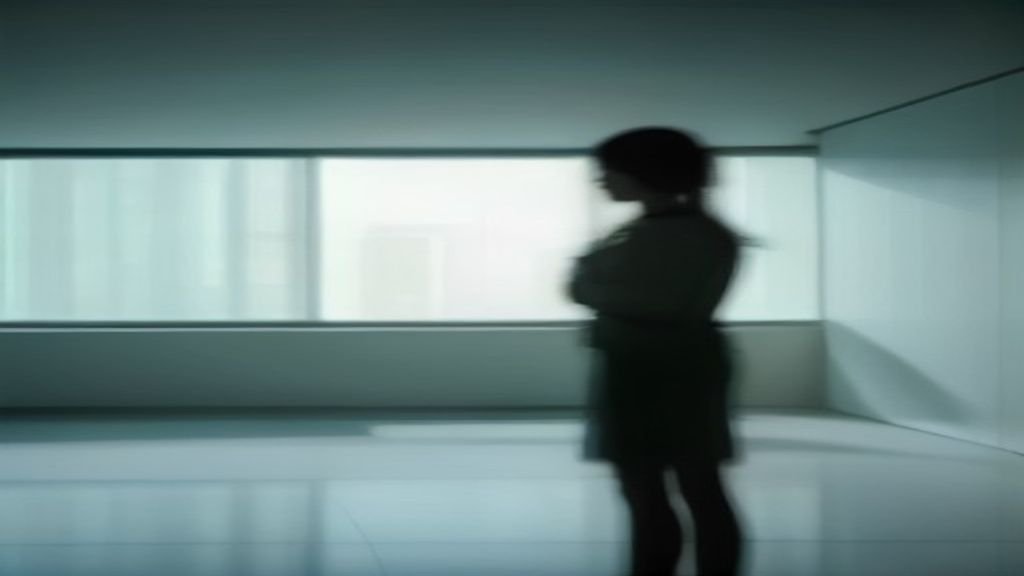 A professional working with AI interfaces on a digital screen in an office