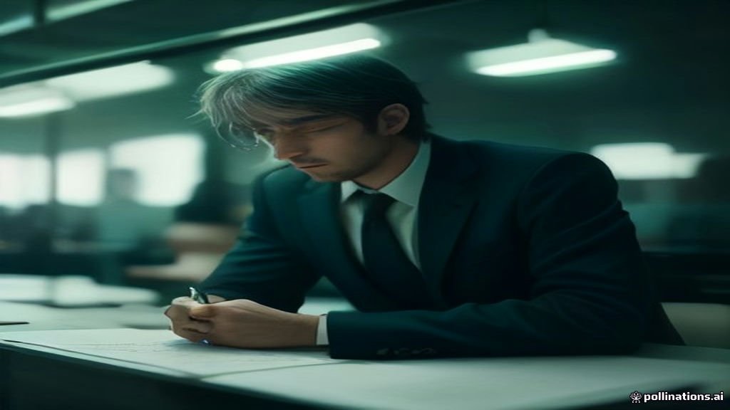Financial analysts reviewing AI data center debt reports inside a modern corporate office