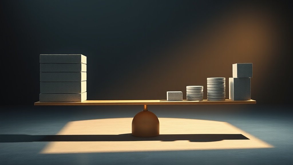Rows of data center server racks beside a rising bar chart tracking AI infrastructure spending